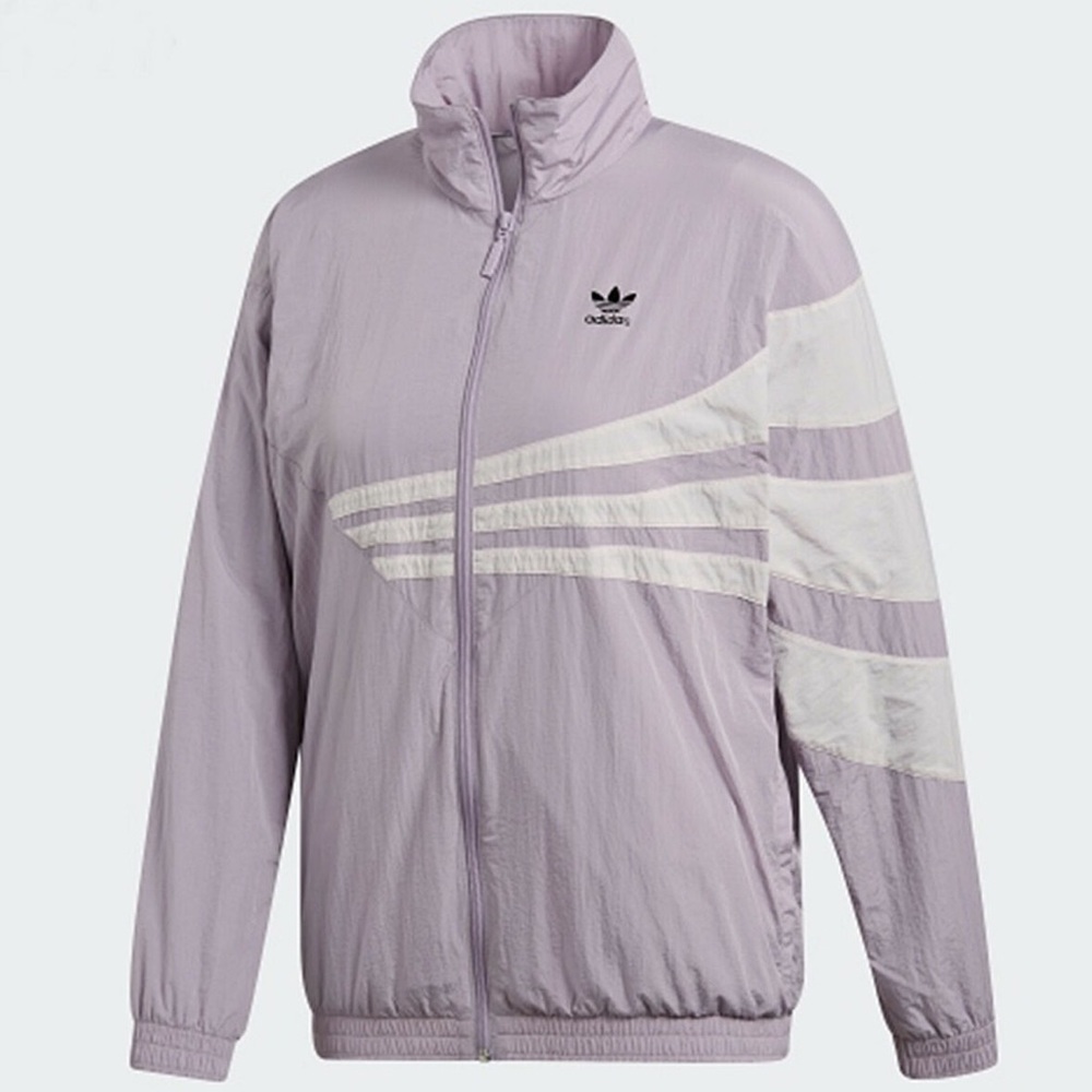 Adidas Light Purple Windbreaker Jacket